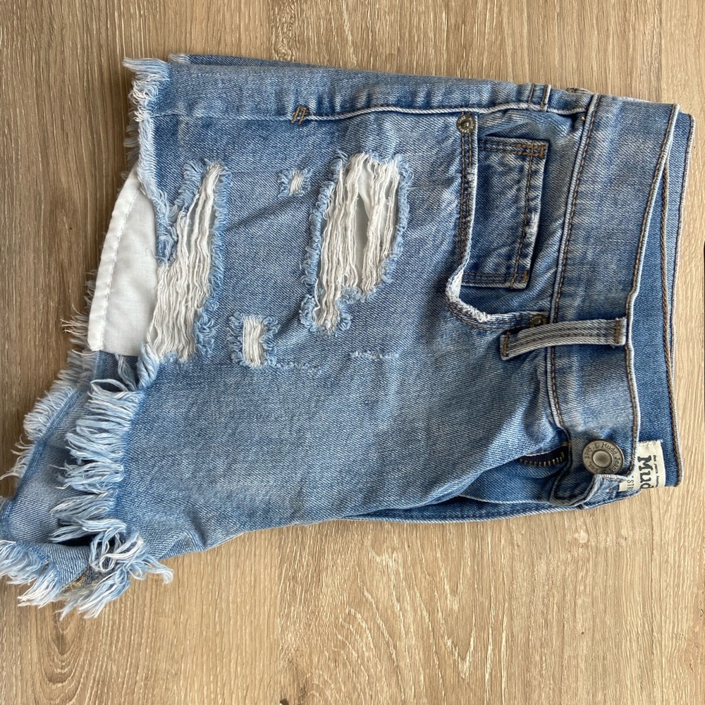 Denim shorts